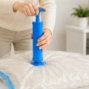 Step 3 — pump the air out